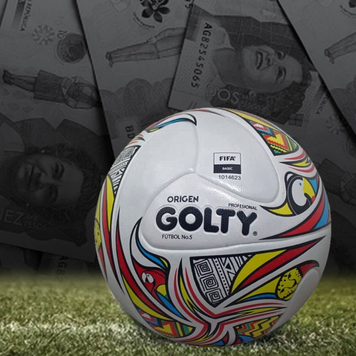 🟡 Title: Golty Origen Professional Football – FIFA Approved Size 5 ⚽